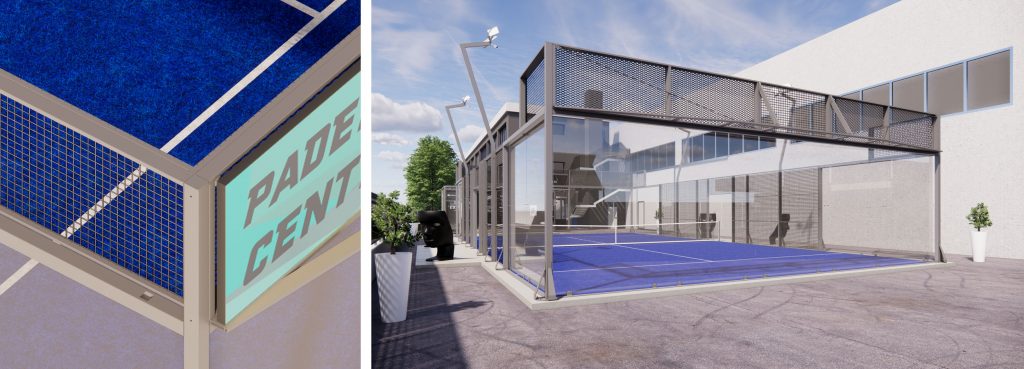 Telaio in acciaio Campo panoramico